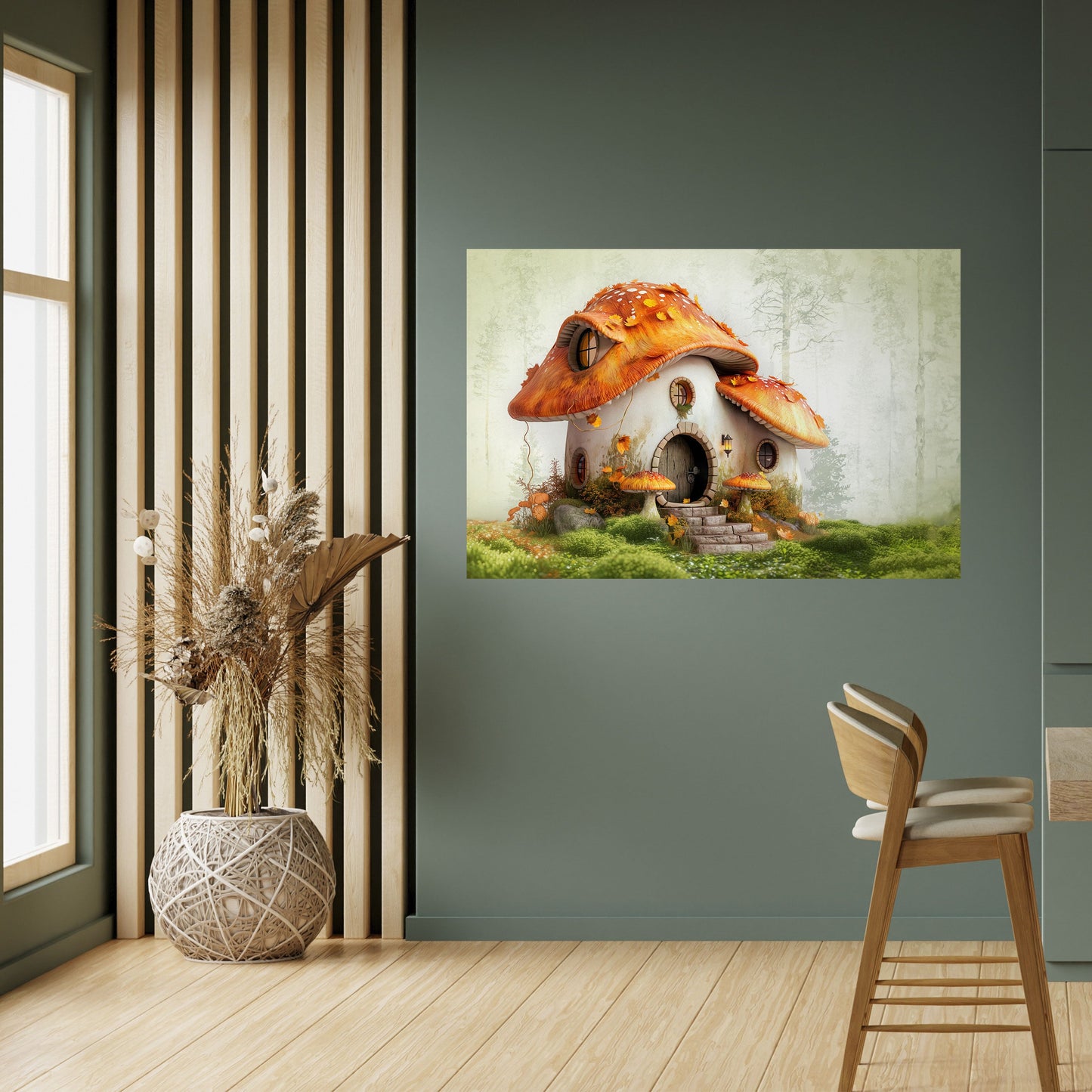 Poster orizzontale staccabile e attaccabile MYSTIC TOADSTOOL