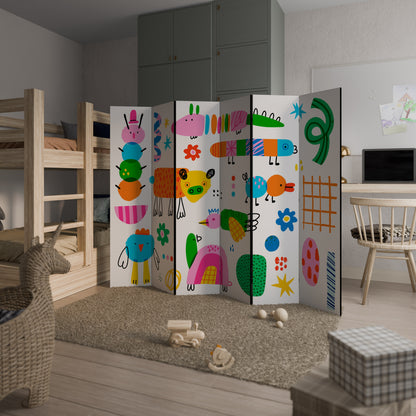 POTERE DELL'IMMAGINAZIONE Divisorio decorativo per ambienti a 6 pannelli