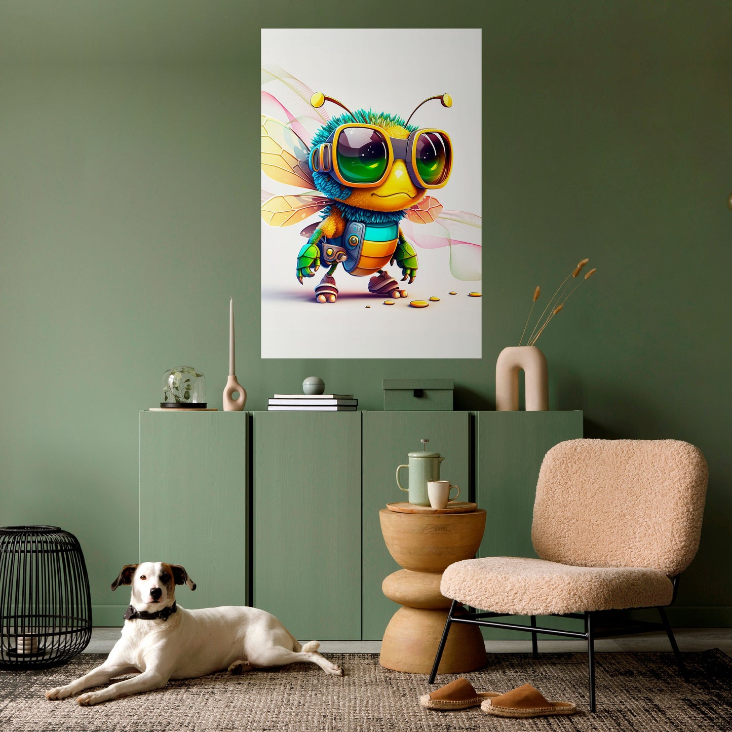 Poster verticale BUZZ BUDDY stacca e attacca
