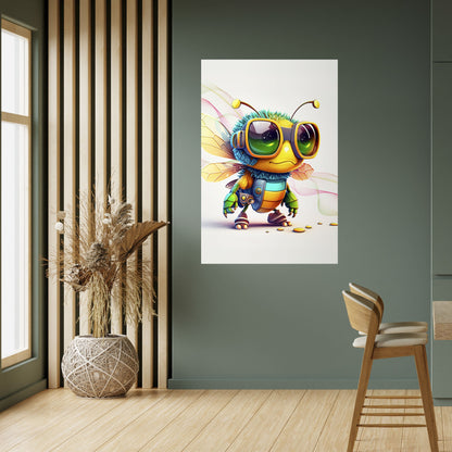 Poster verticale BUZZ BUDDY stacca e attacca
