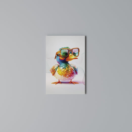 QUACKY FUN Stampa su Tela Verticale