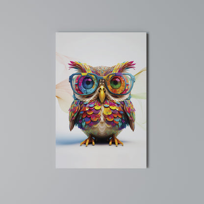 HOOT HOOT Stampa su Tela Verticale