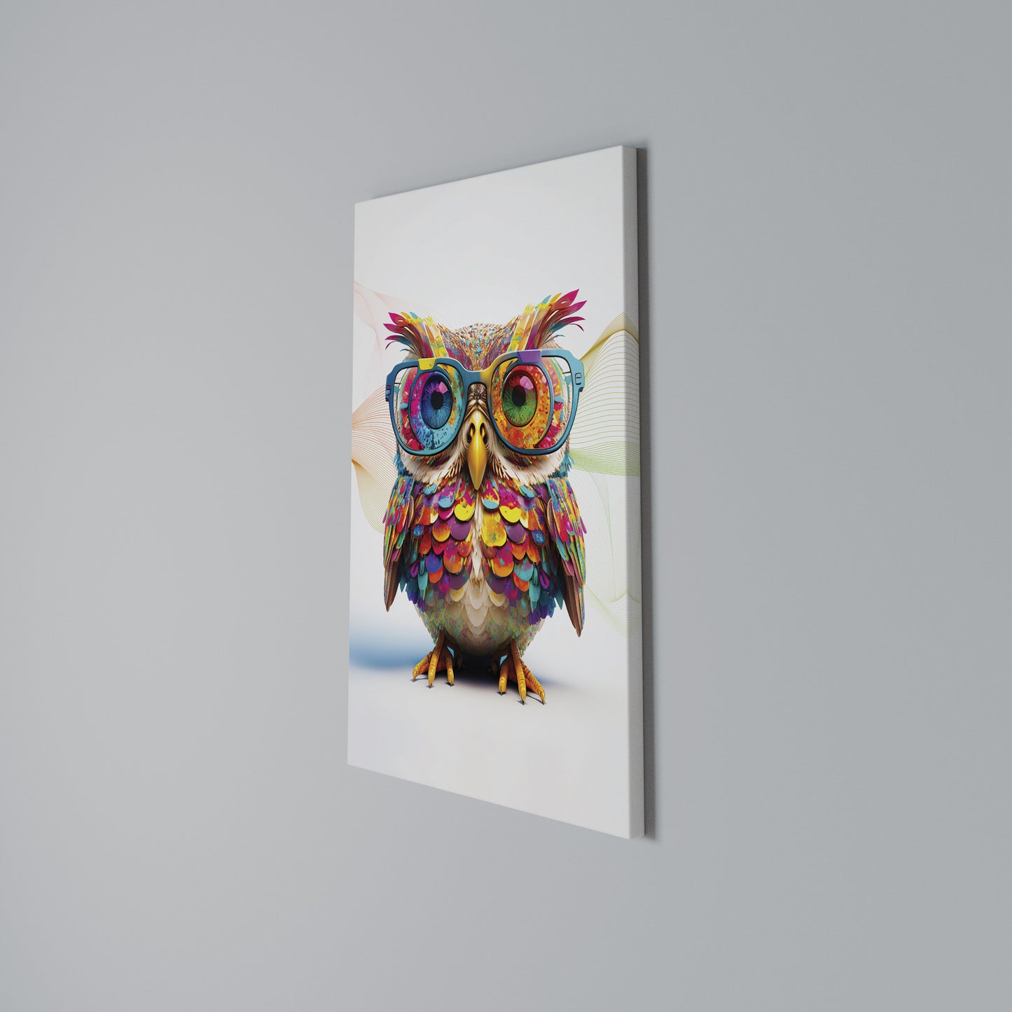 HOOT HOOT Stampa su Tela Verticale