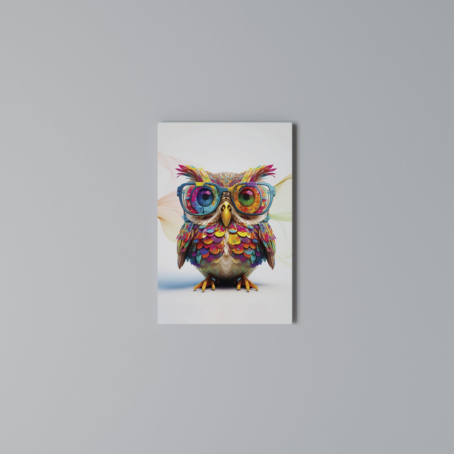 HOOT HOOT Stampa su Tela Verticale