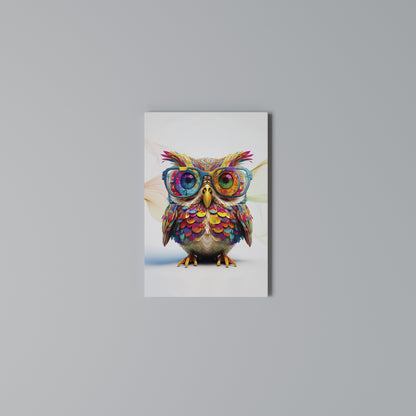 HOOT HOOT Stampa su Tela Verticale