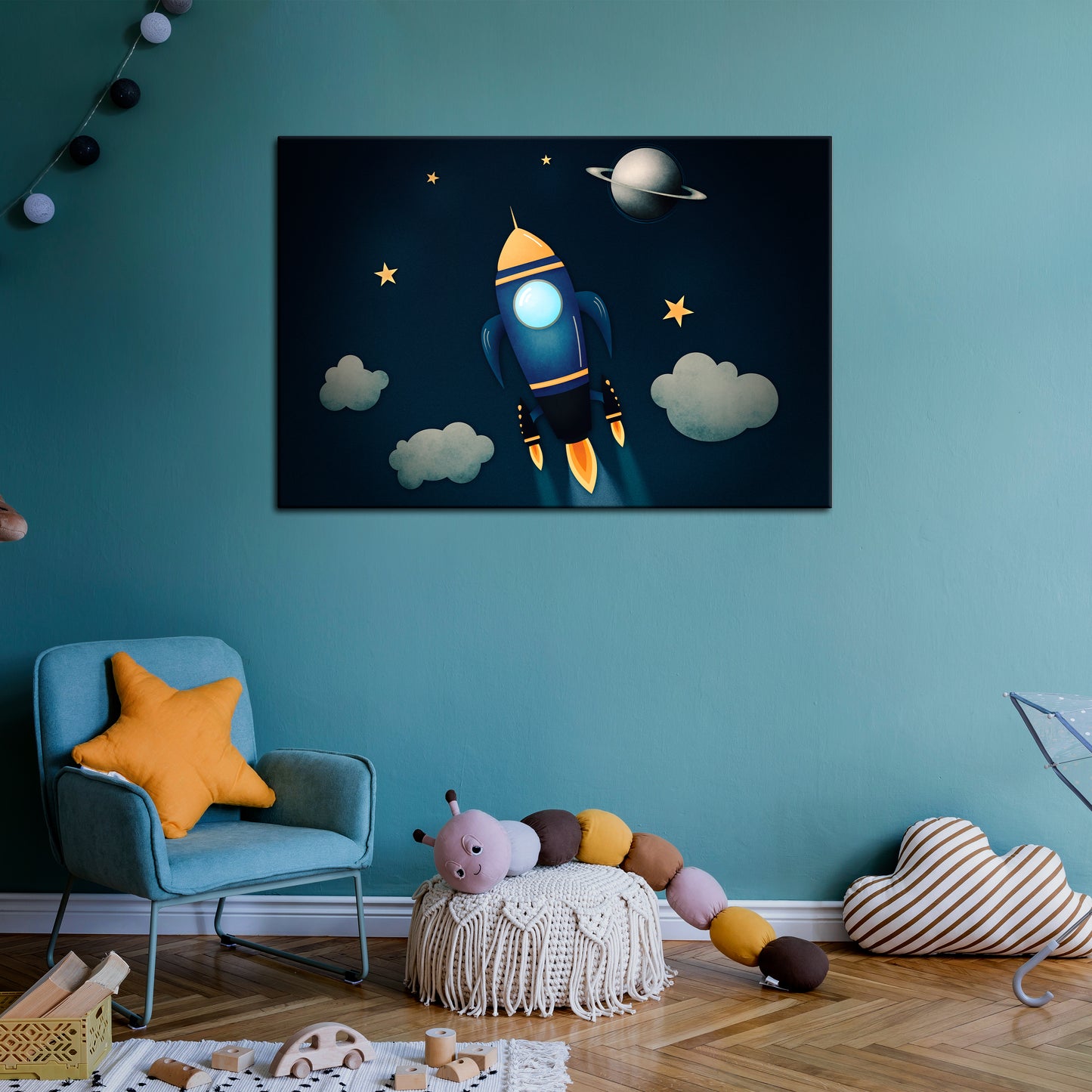 STELLAR SWING Stampa su tela orizzontale