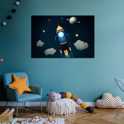 STELLAR SWING Stampa su tela orizzontale