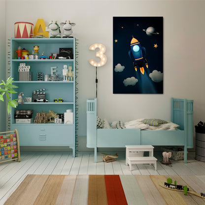 STELLAR SWING Vertical Canvas Print