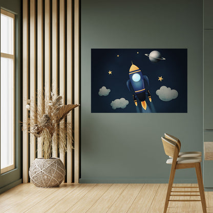 Poster orizzontale STELLAR SWING stacca e attacca