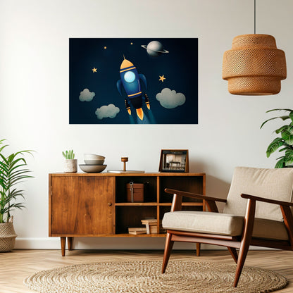Poster orizzontale STELLAR SWING stacca e attacca