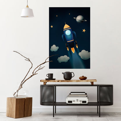 Poster verticale STELLAR SWING stacca e attacca
