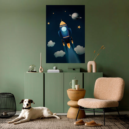 Poster verticale STELLAR SWING stacca e attacca
