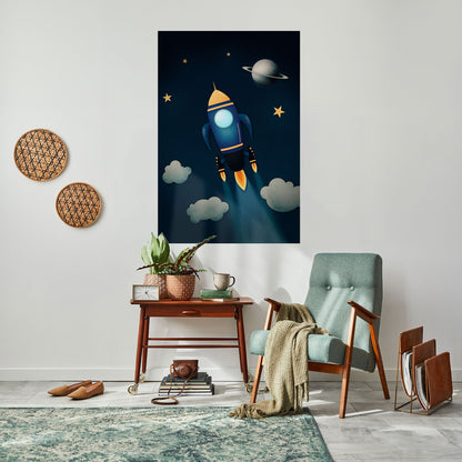 Poster verticale STELLAR SWING stacca e attacca