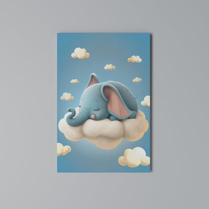 ELEPHANT DREAMS Stampa su Tela Verticale