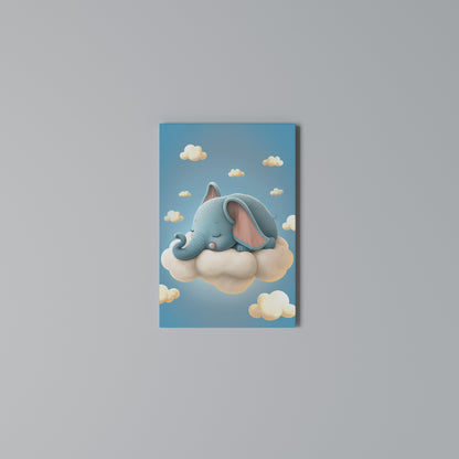 ELEPHANT DREAMS Stampa su Tela Verticale