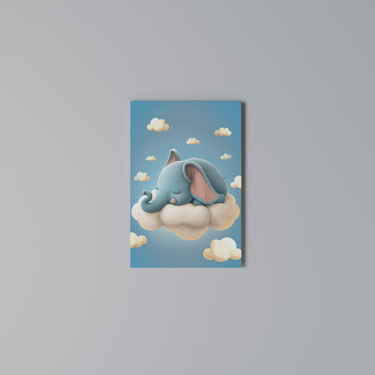 ELEPHANT DREAMS Stampa su Tela Verticale