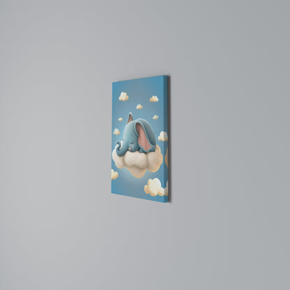 ELEPHANT DREAMS Stampa su Tela Verticale