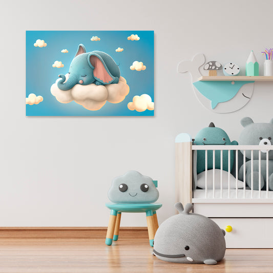 ELEPHANT DREAMS Stampa su tela orizzontale