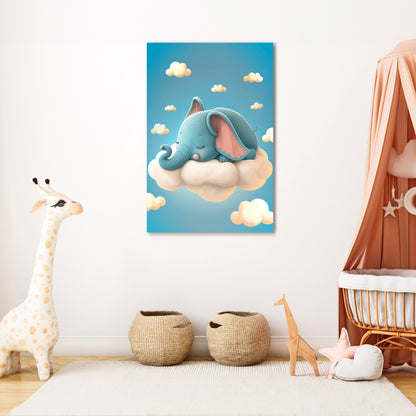 ELEPHANT DREAMS Stampa su tela verticale
