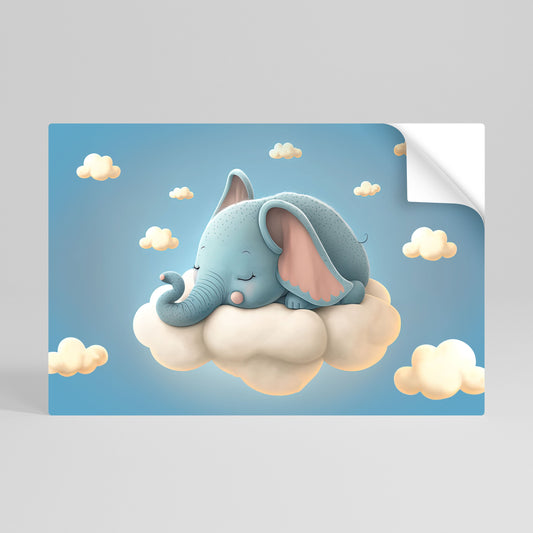 Poster orizzontale staccabile e attaccabile ELEPHANT DREAMS