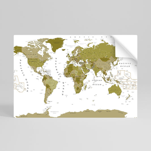 Poster orizzontale staccabile e attaccabile "OLIVE EARTH ENCHANTMENT"