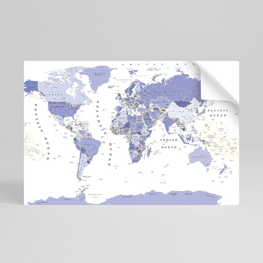 Poster orizzontale VIOLET WORLDVIEW staccabile e attaccabile
