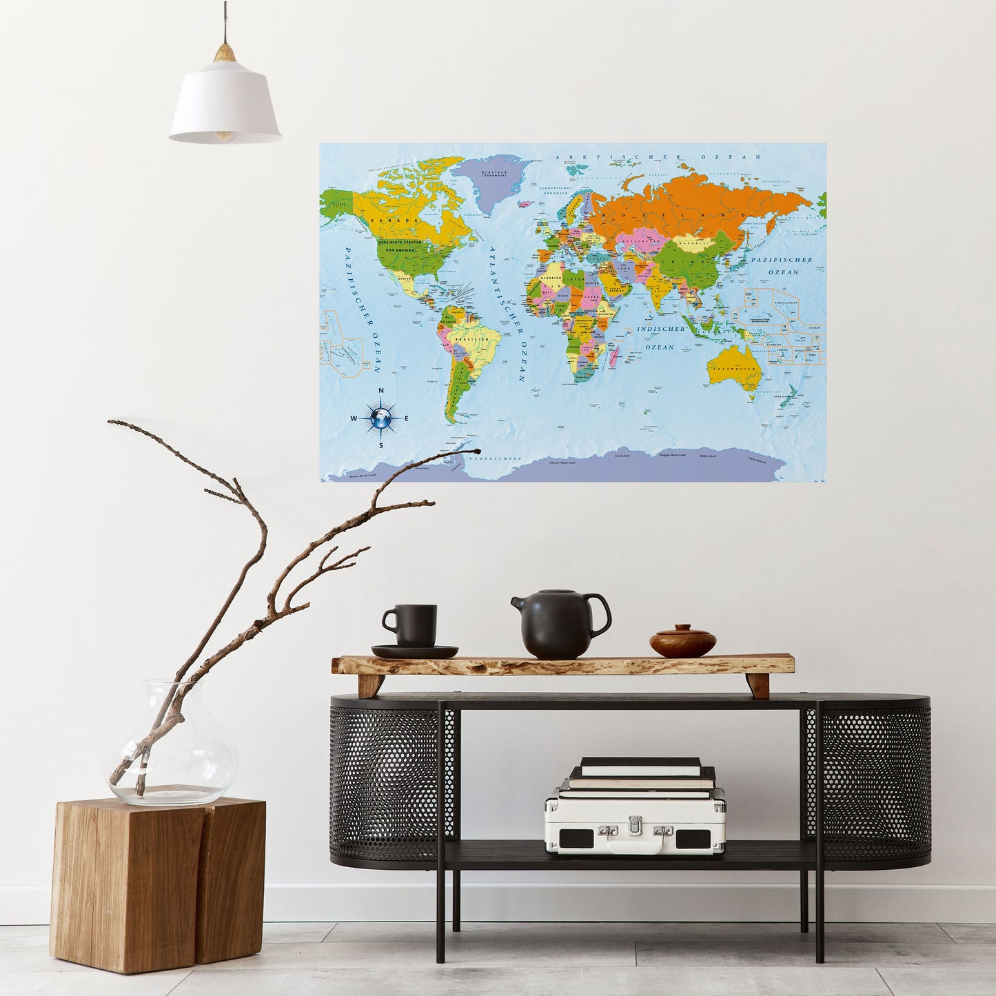 OCEANS OF DISCOVERY [DE] Poster orizzontale staccabile e attaccabile