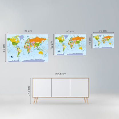 Poster orizzontale staccabile e attaccabile OCEANS OF DISCOVERY