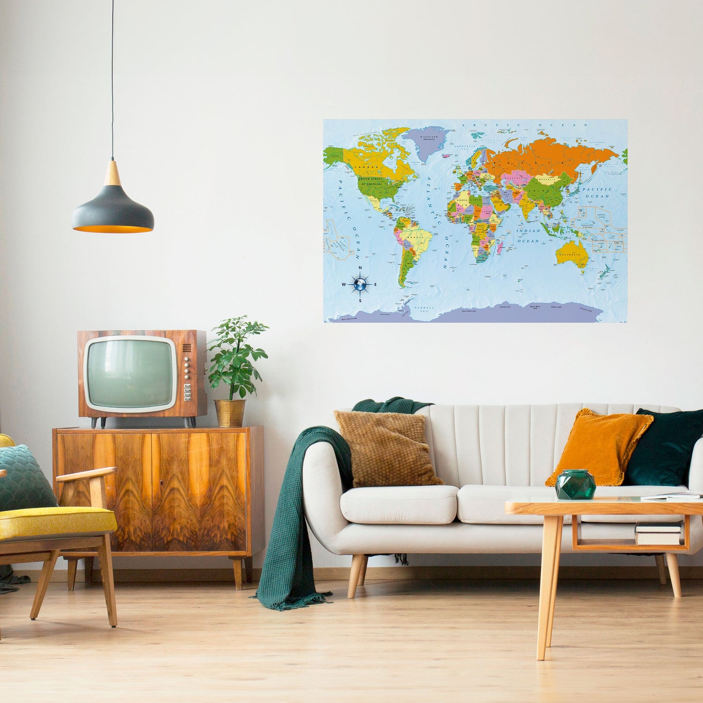 Poster orizzontale staccabile e attaccabile OCEANS OF DISCOVERY