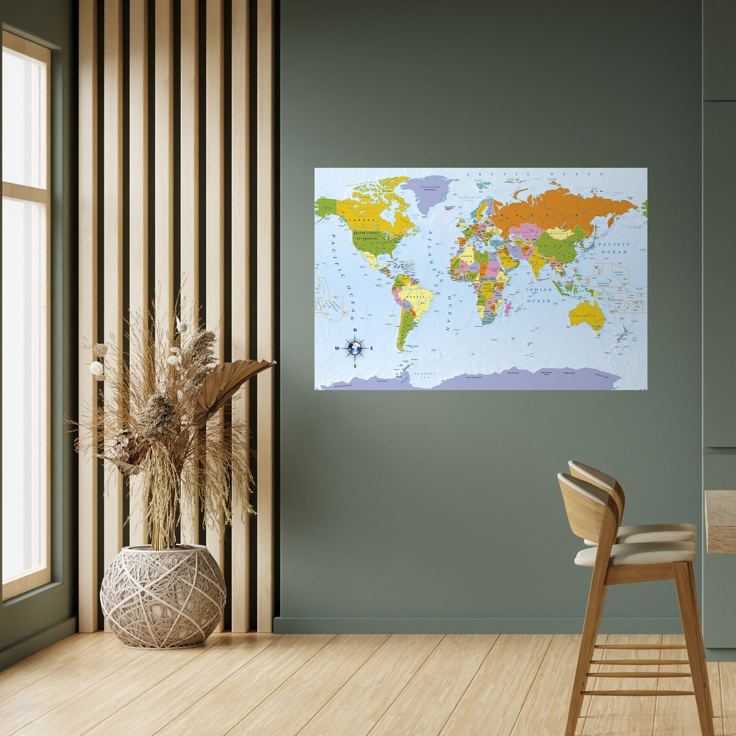 Poster orizzontale staccabile e attaccabile OCEANS OF DISCOVERY