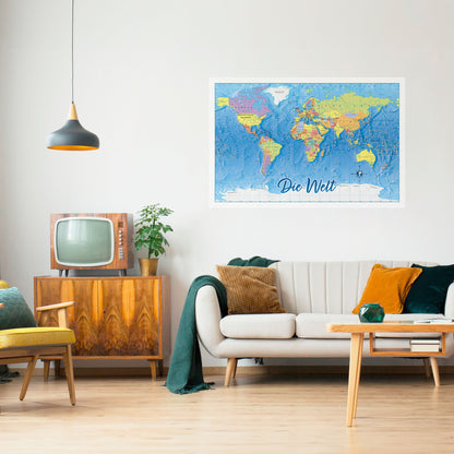 TERRAIN OF DISCOVERY [DE] Poster orizzontale staccabile e attaccabile