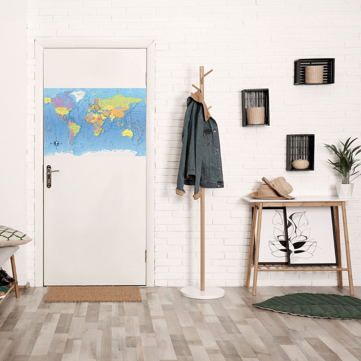 MAPPARE IL NOSTRO PIANETA [IT] Poster orizzontale staccabile e attaccabile