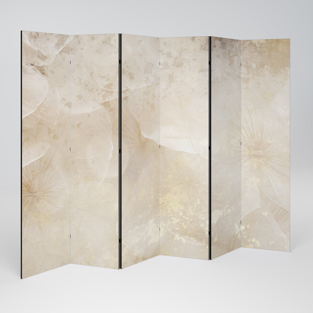 WHISPERING PETALS Paravento Decorativo a 6 Pannelli