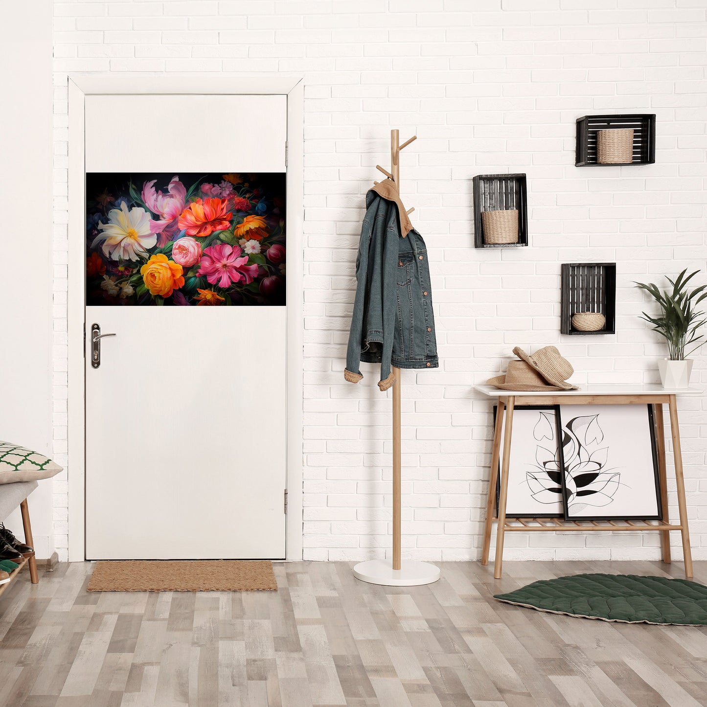 Poster orizzontale stacca e attacca BOUQUET EFFIMERO
