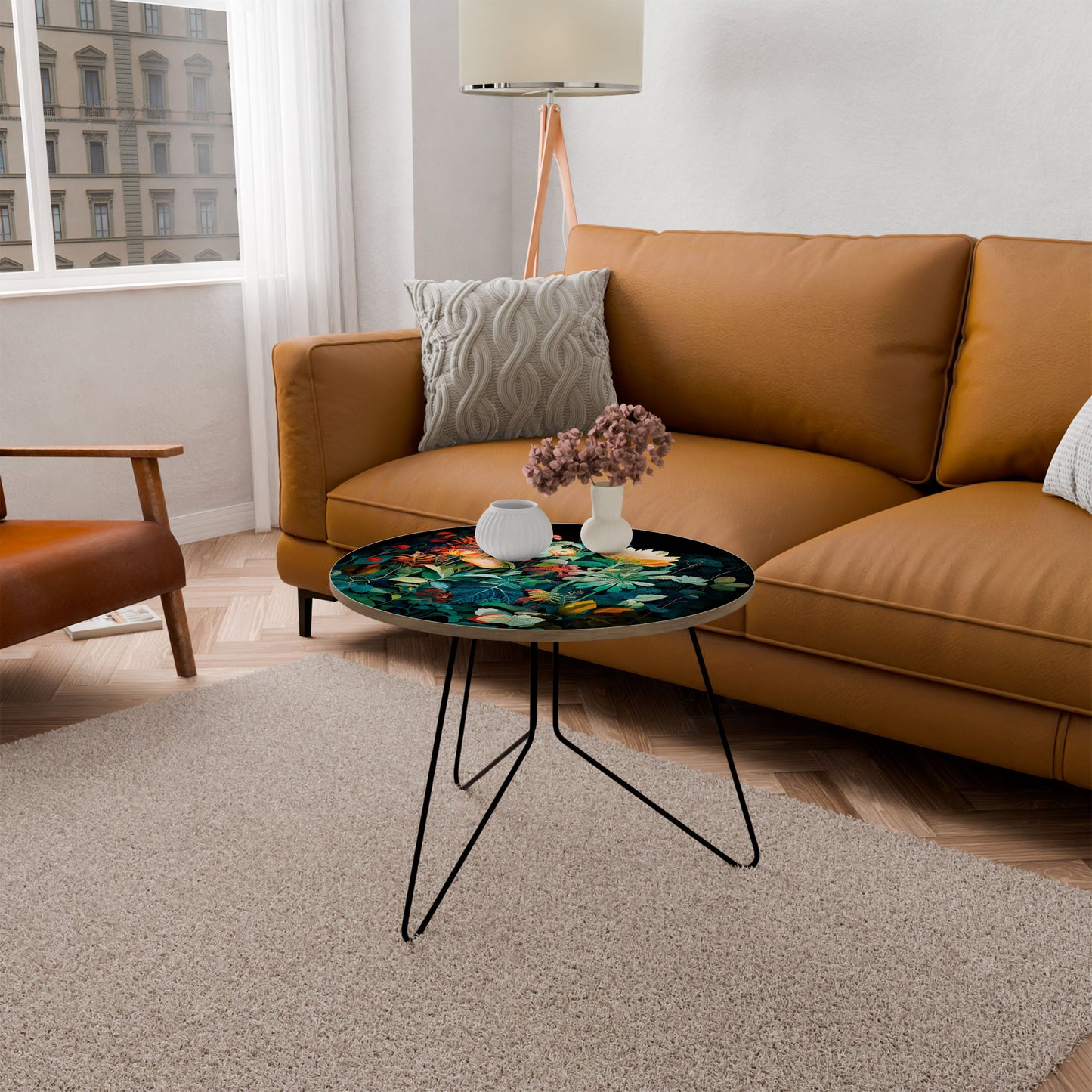 EVENING FLOWERS Large Coffee Table