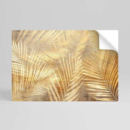 GOLDEN PALM DREAMSCAPE Poster orizzontale staccabile e attaccabile