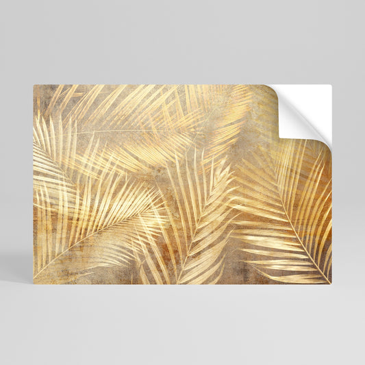 GOLDEN PALM DREAMSCAPE Poster orizzontale staccabile e attaccabile