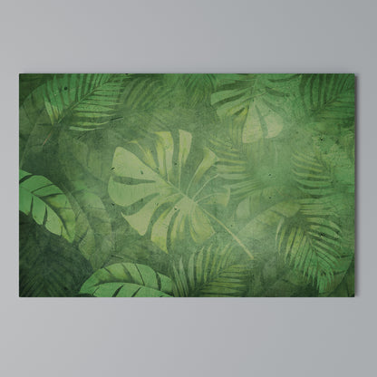 SUBTLE GREEN SYMPHONY Stampa su tela orizzontale