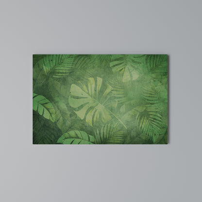 SUBTLE GREEN SYMPHONY Stampa su tela orizzontale