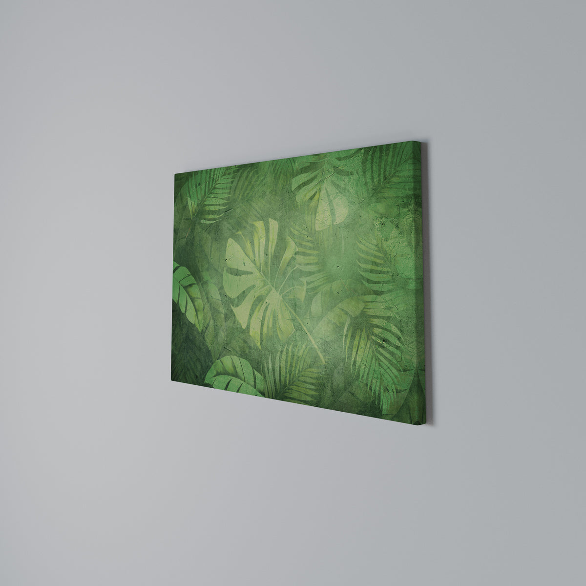 SUBTLE GREEN SYMPHONY Stampa su tela orizzontale