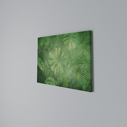 SUBTLE GREEN SYMPHONY Stampa su tela orizzontale