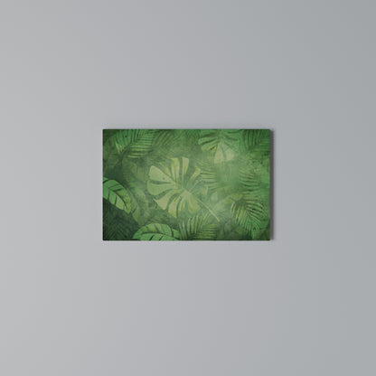 SUBTLE GREEN SYMPHONY Stampa su tela orizzontale