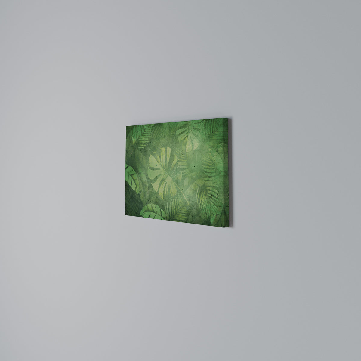 SUBTLE GREEN SYMPHONY Stampa su tela orizzontale