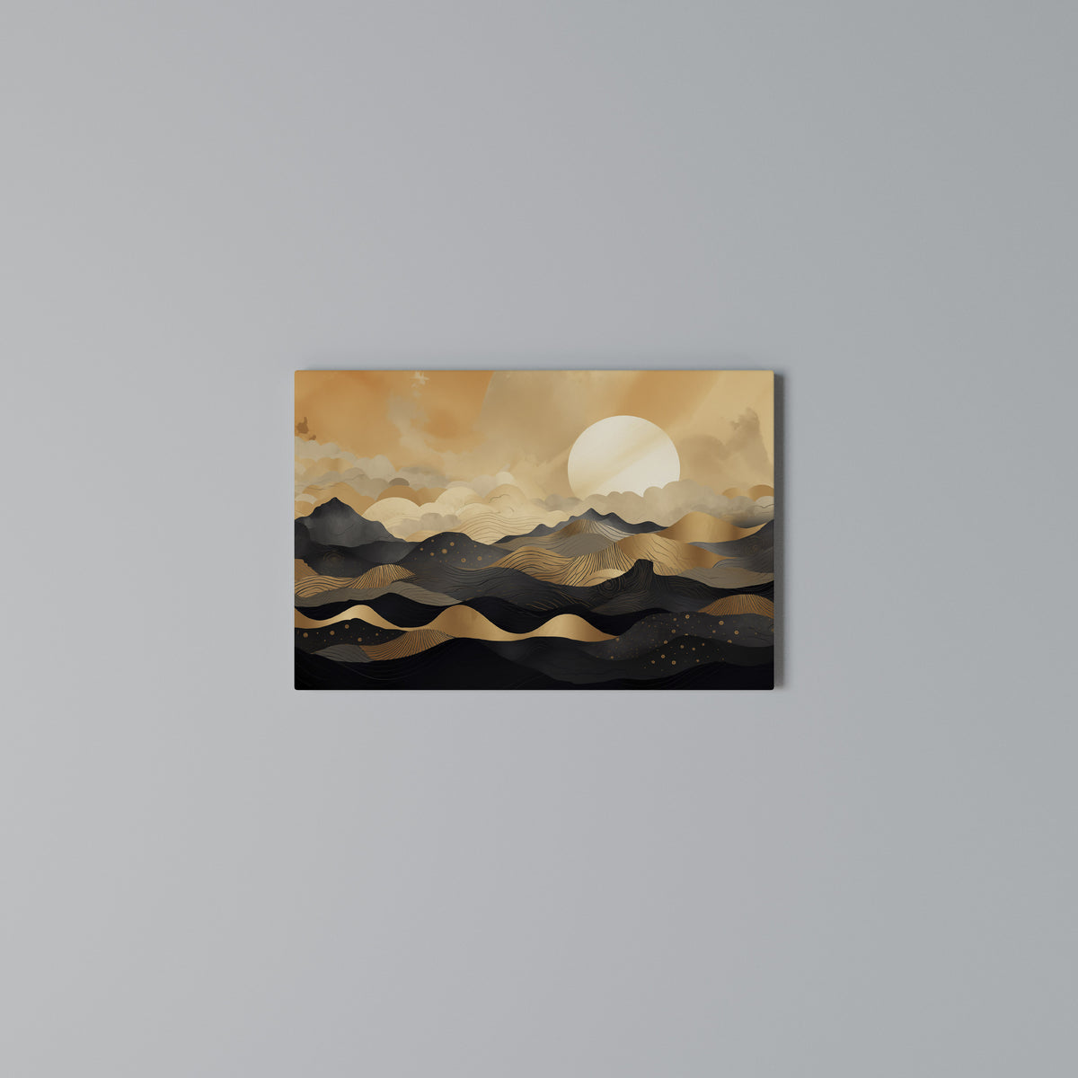 MYSTICAL SUNSET HORIZON Stampa su tela orizzontale