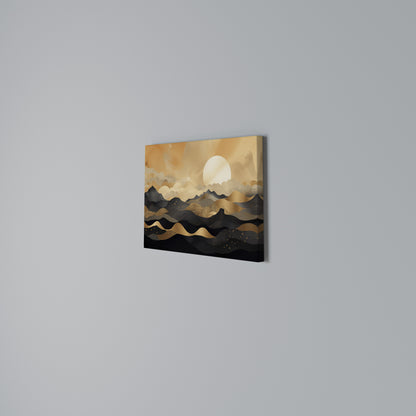 MYSTICAL SUNSET HORIZON Stampa su tela orizzontale