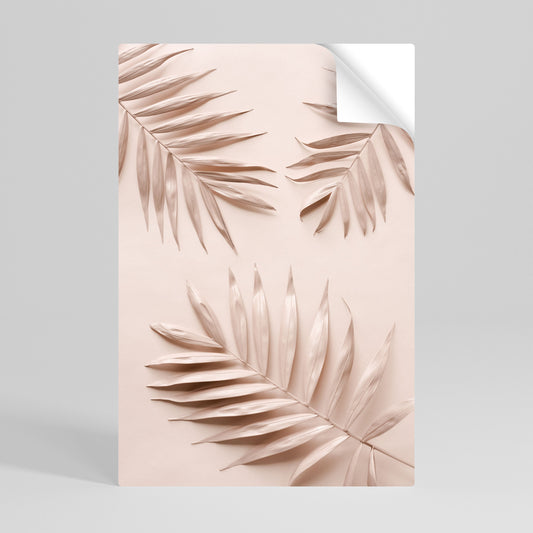 Poster verticale PINK PALM DREAMS stacca e attacca