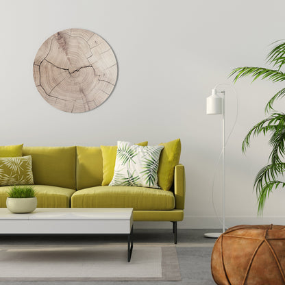 TIMEWORN RHYTHM Round Wall Art