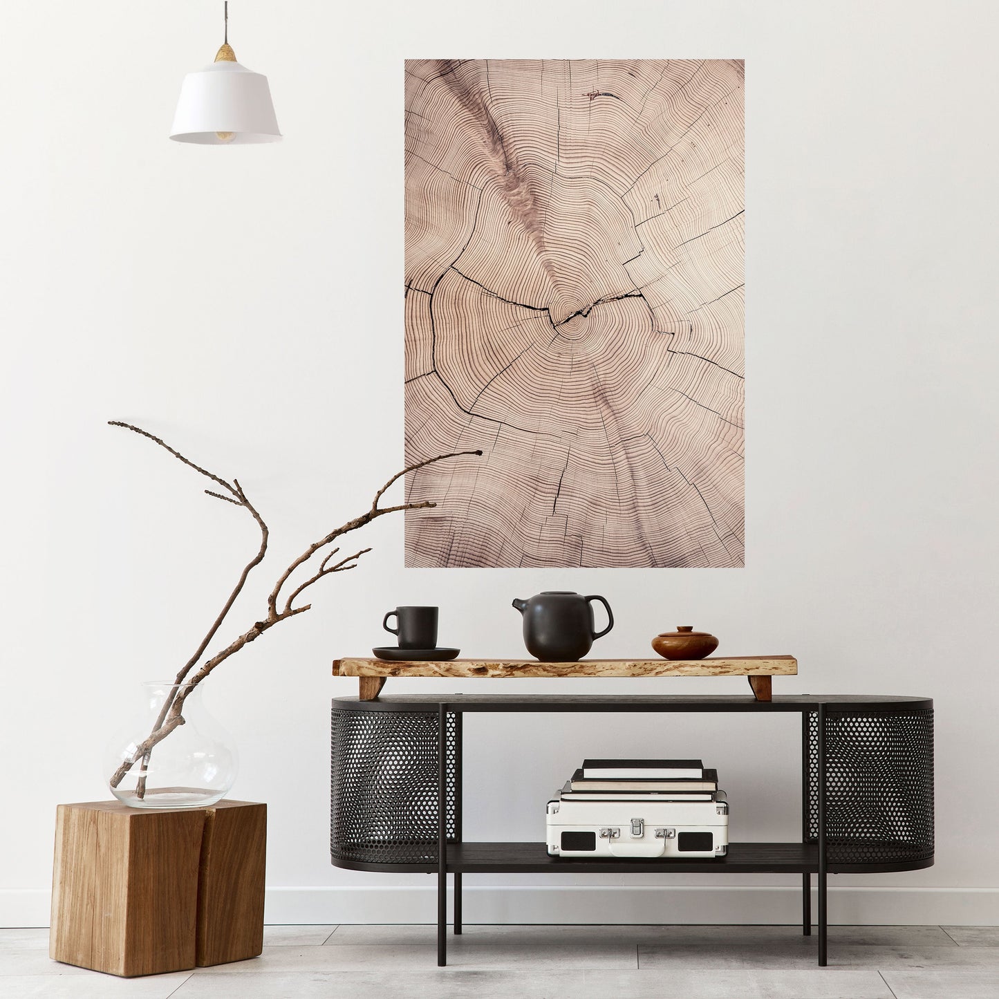 Poster verticale staccabile e attaccabile TIMEWORN RHYTHM