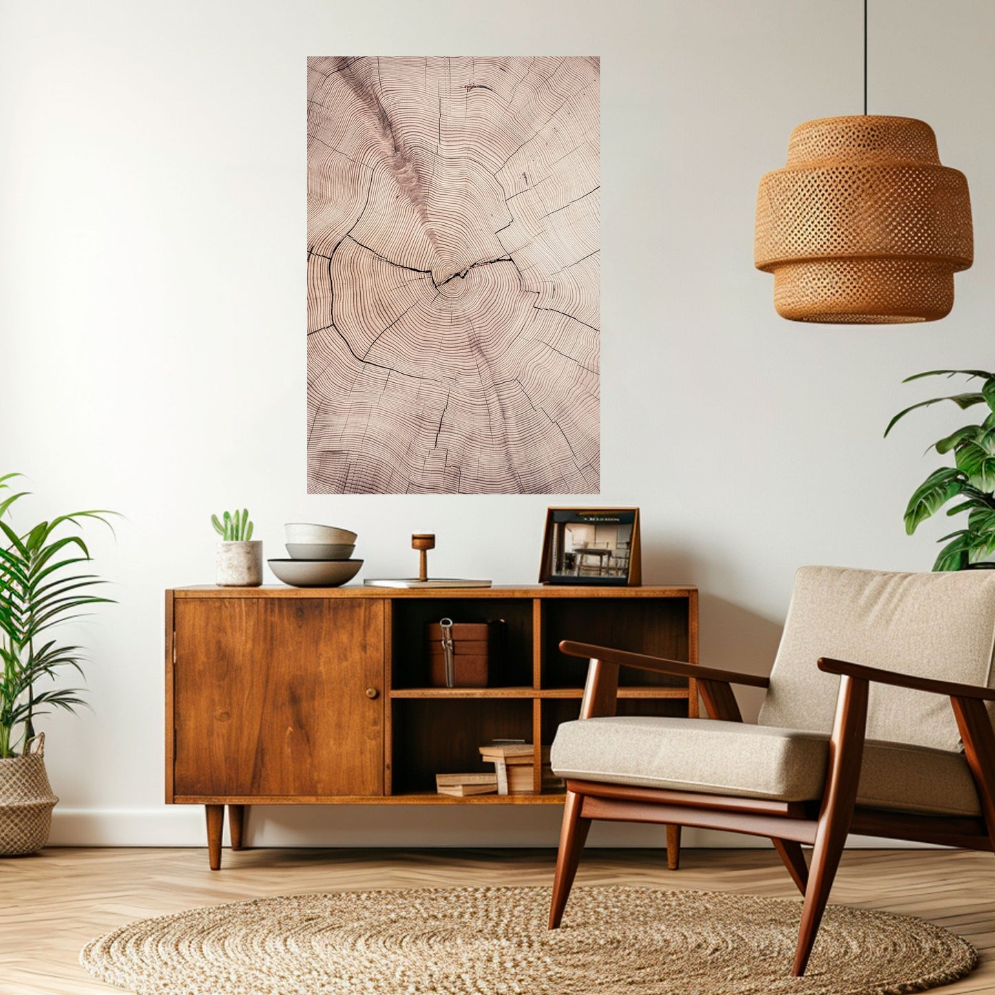 Poster verticale staccabile e attaccabile TIMEWORN RHYTHM