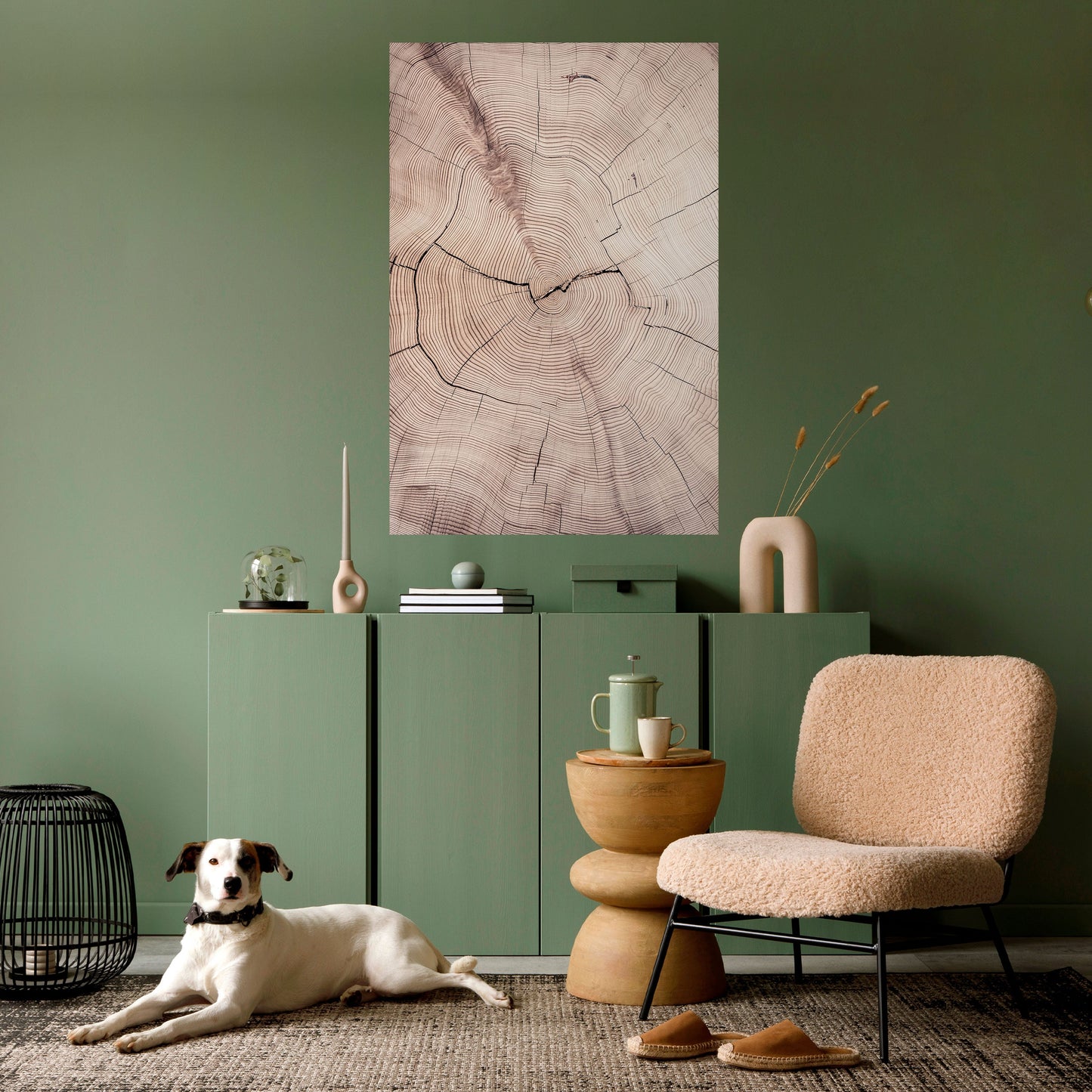 Poster verticale staccabile e attaccabile TIMEWORN RHYTHM